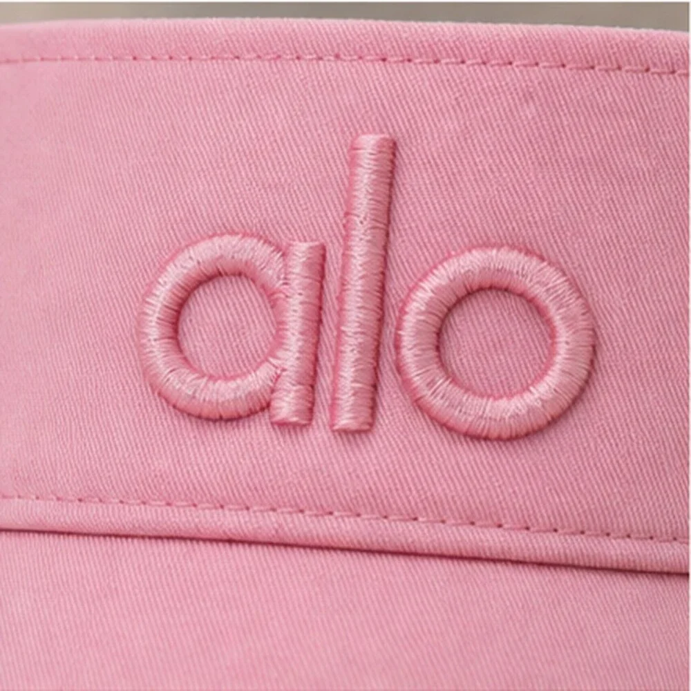 ALO Yoga Pink Golf Open Top Visor Hat NWT